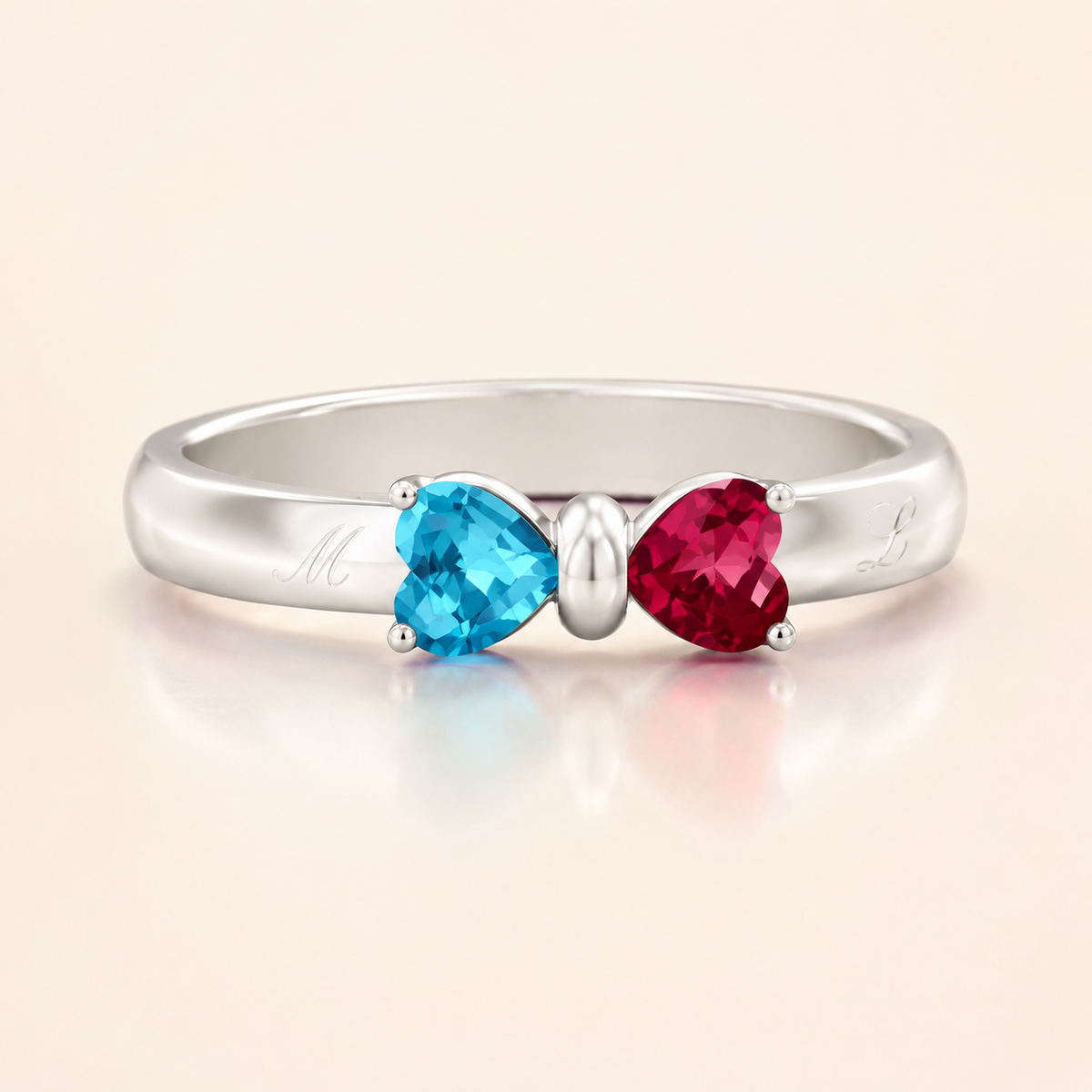 Partner-Ring Edelstahl