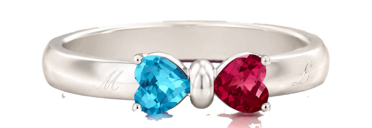 Partner-Ring Edelstahl